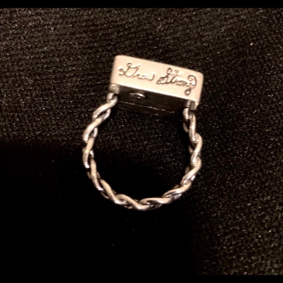 Turquoise Horse Ring rope ring - Picture 7 of 10